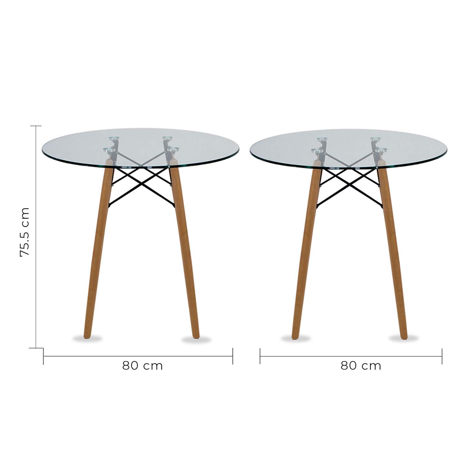 Foto 5 pulgar | Comedor Oslo Cristal Para 4 Personas Sillas Oslo Amarillas