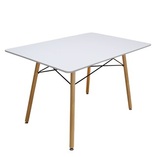 Foto 2 | Comedor Oslo Rectangular Blanco Para 4 Personas Sillas Oslo Amarillas