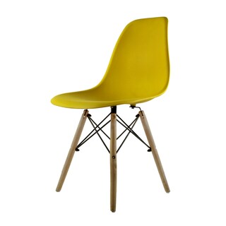 Foto 5 | Comdeor Cristal Rectangular Para 4 Personas Sillas Oslo Amarillas