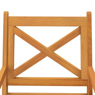 Foto 6 | Sillas De Comedor Para Patio Vidaxl, Madera Maciza De Acacia, Color Marrón, 4 Unidades - Venta Internacional.
