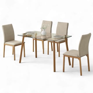 Foto 2 | Comedor con 4 Sillas