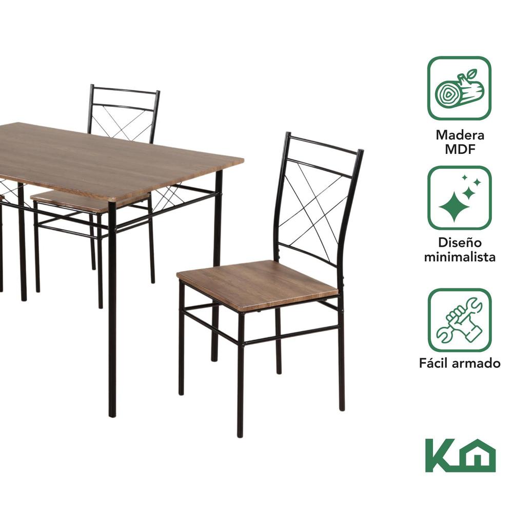 Foto 3 | Comedor Kings Housede 4 Sillas