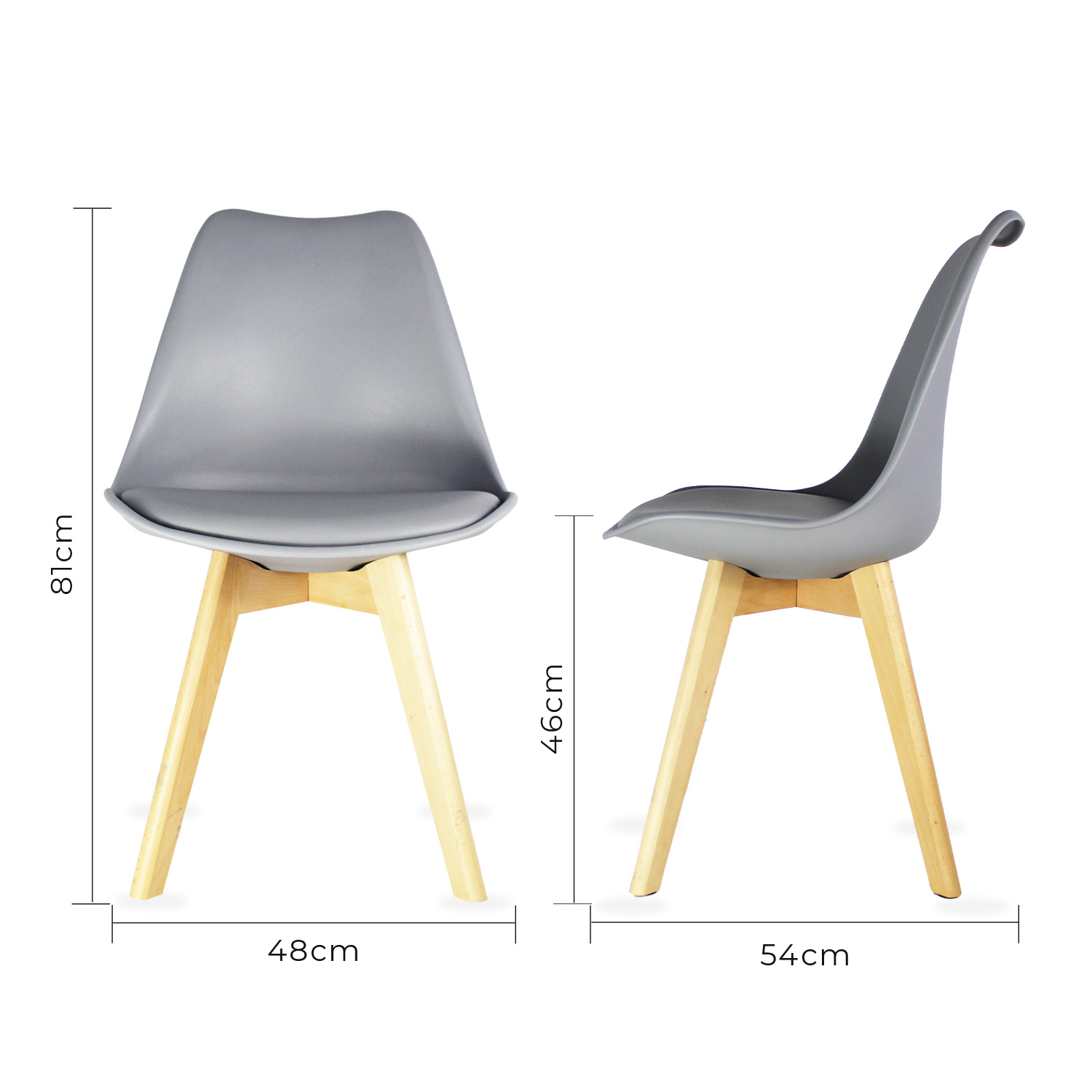 Foto 5 | Mesa Frankfurt Piedra 80 Calac Con 4 Sillas Frakfurt Gris