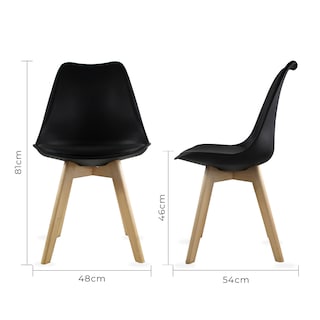 Foto 5 | Mesa Frankfurt Piedra 80 Marqu Con 4 Sillas Frankfurt Negro
