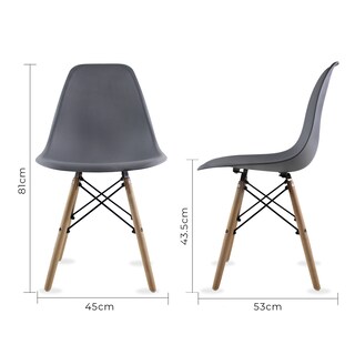 Foto 5 | Mesa Frankfurt Piedra 80 Marqu Con 4 Sillas Oslo Gris