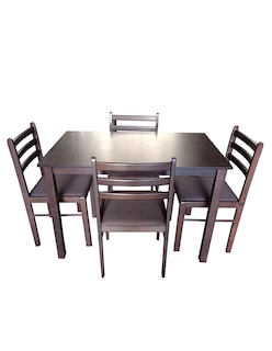 Foto 2 | Comedor Con 4 Sillas Mobi Asturia Chocolate