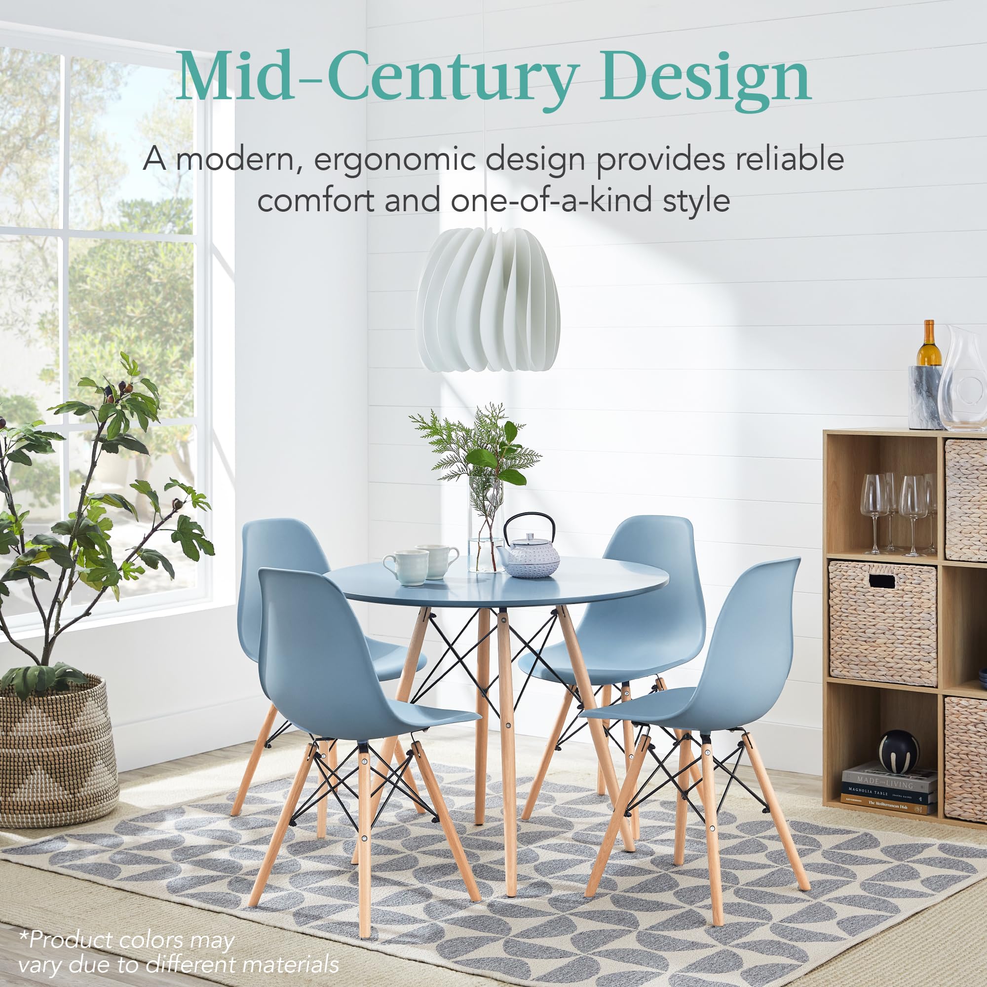 Foto 3 pulgar | Juego De Comedor Best Choice Products Compact Mid-century De 5 Piezas - Venta Internacional.