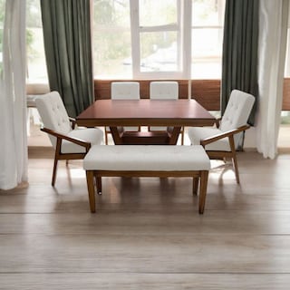 Foto 5 | Comedor Para 6 Personas Con Parota Natural Modelo Bari