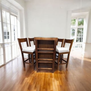Foto 1 | Antecomedor De Madera Para 4 Personas Modelo Giza