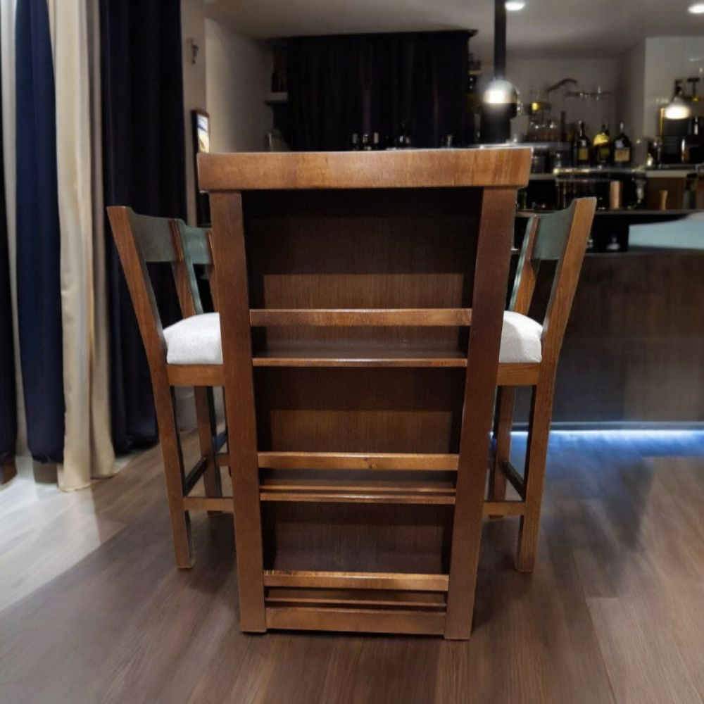 Foto 7 pulgar | Antecomedor De Madera Para 4 Personas Modelo Giza