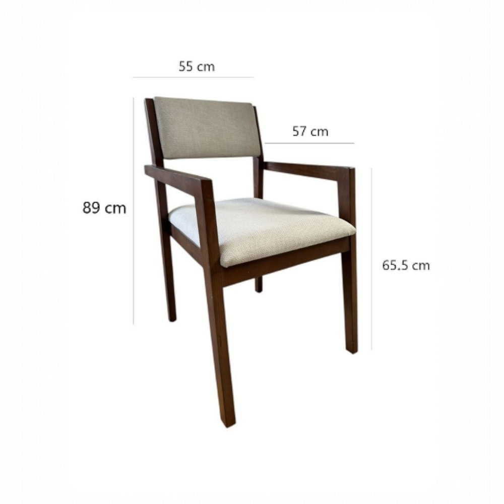 Foto 8 pulgar | Comedor Para 4 Personas De Madera De Parota Modelo Bayern