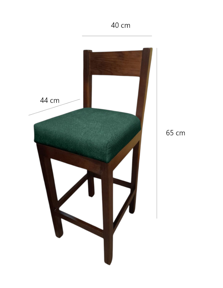 Foto 8 pulgar | Comedor Para 4 Personas De Madera De Parota Color Verde
