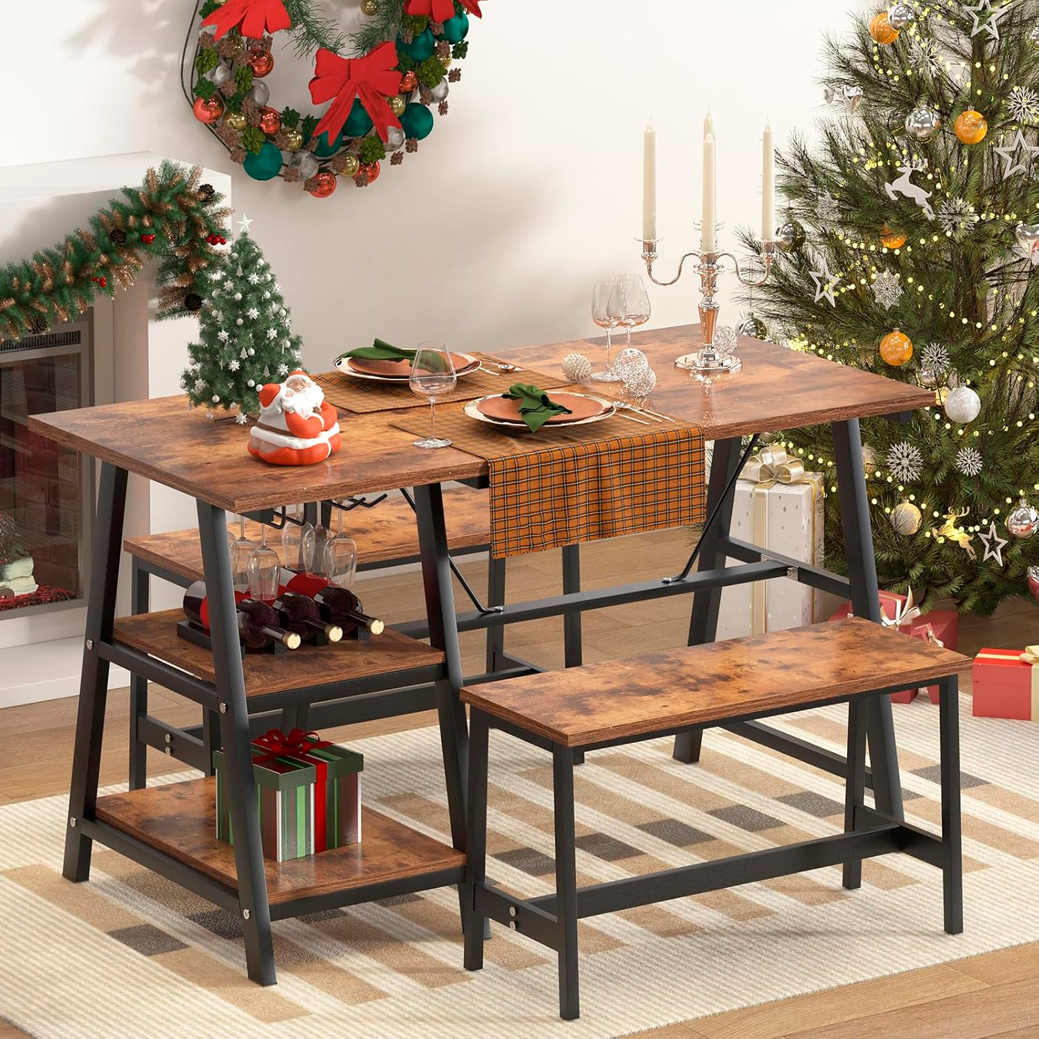 Comedor Industrial Bossa Dukka Mdf y Acero