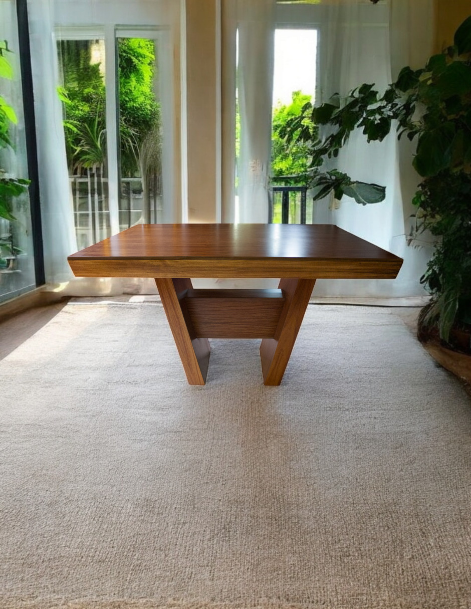 Foto 4 pulgar | Comedor Para 6 Personas De Madera De Parota Color Gris Claro