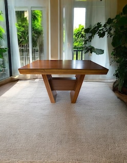 Foto 3 | Comedor Para 6 Personas De Madera De Parota Color Gris Claro