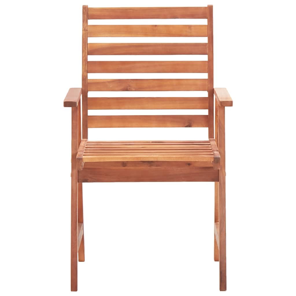 Foto 5 pulgar | Sillas de Comedor para Patio VidaXL de Madera Maciza de Acacia 3 Piezas - Venta Internacional