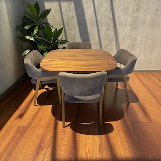 Foto 2 | Comedor De Madera De Parota Para 4 Personas Modelo Fuji