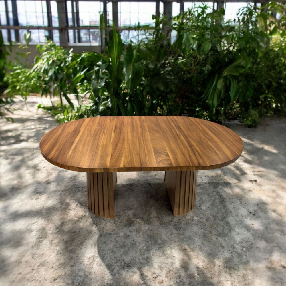 Foto 6 pulgar | Comedor Para 6 Personas Gris Claro Con Parota Natural Modelo Jazzo