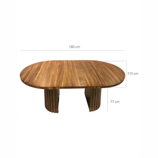 Foto 7 | Comedor Para 6 Personas Gris Claro Con Parota Natural Modelo Jazzo