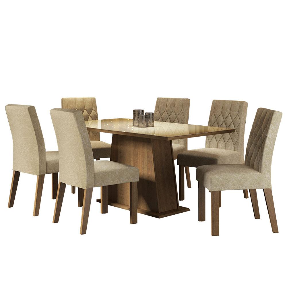 Foto 1 | Juego de Comedor Madesa Stéfani Beige Imperial