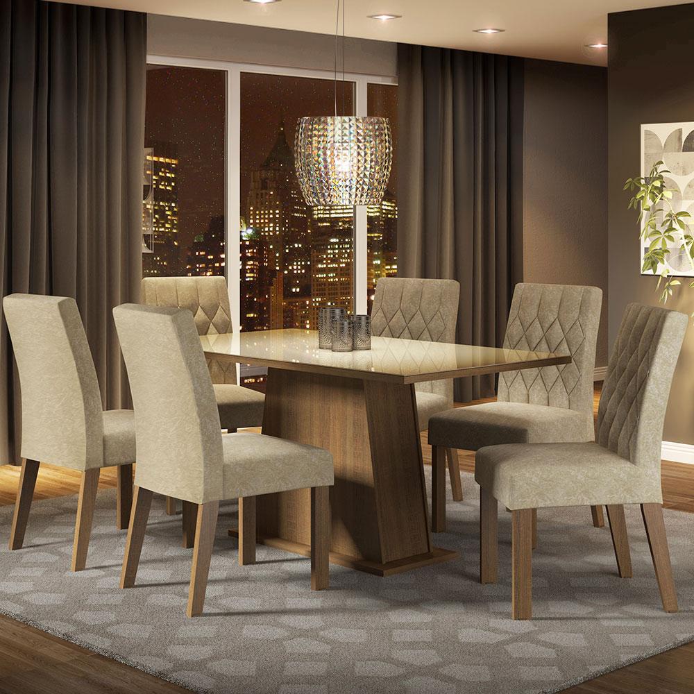Foto 2 | Juego de Comedor Madesa Stéfani Beige Imperial
