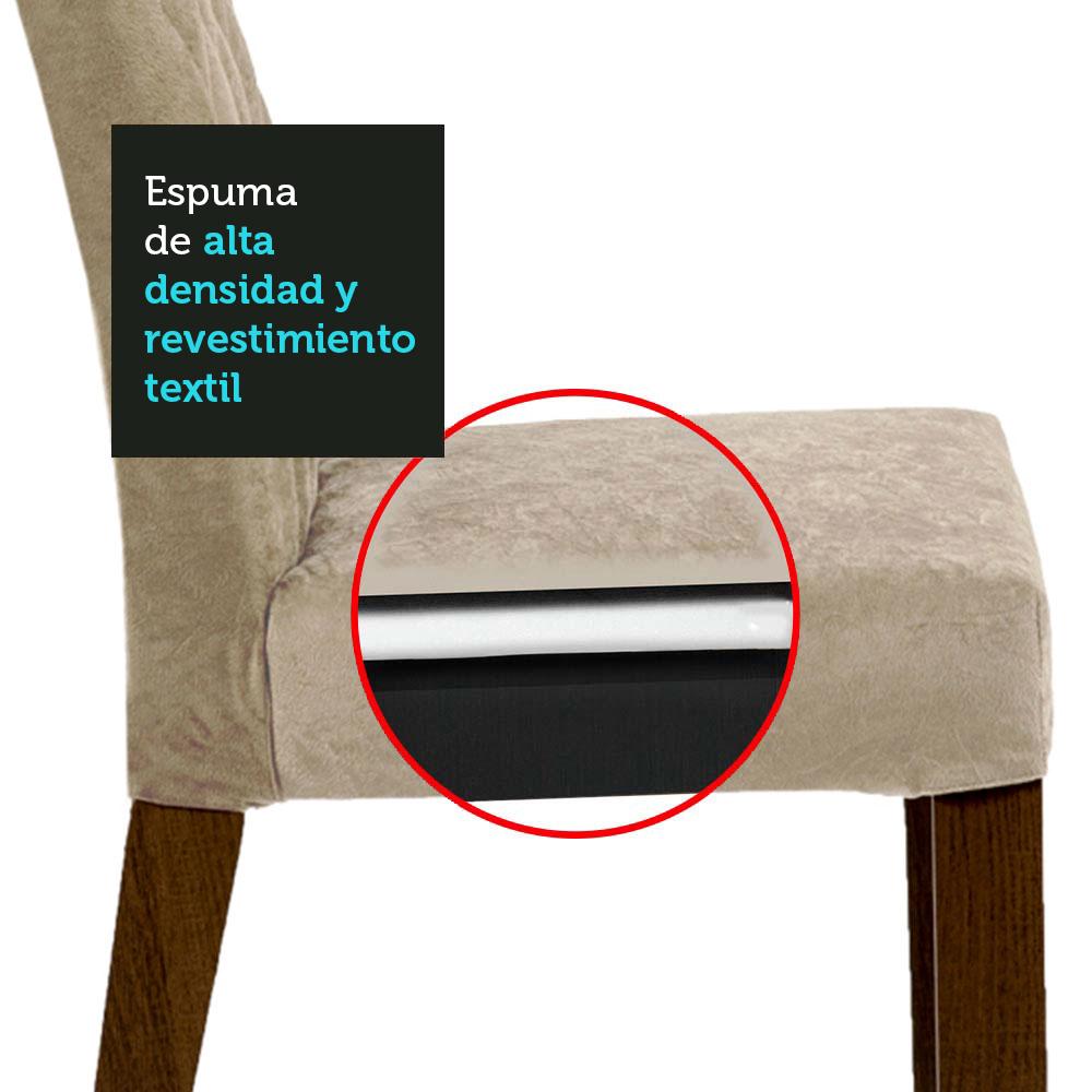 Foto 8 pulgar | Juego de Comedor Madesa Stéfani Beige Imperial