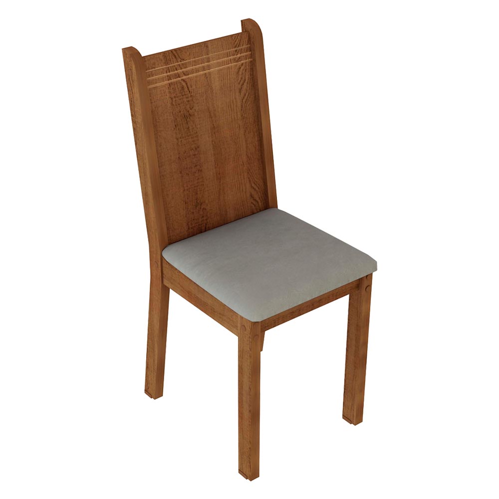 Foto 3 pulgar | Silla Madesa 42905Z4XTPER Marrón 4 Piezas