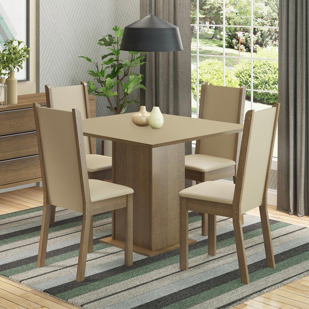 Foto 2 | Comedor Madesa MDJA0400217GPER color Marrón 4 Sillas