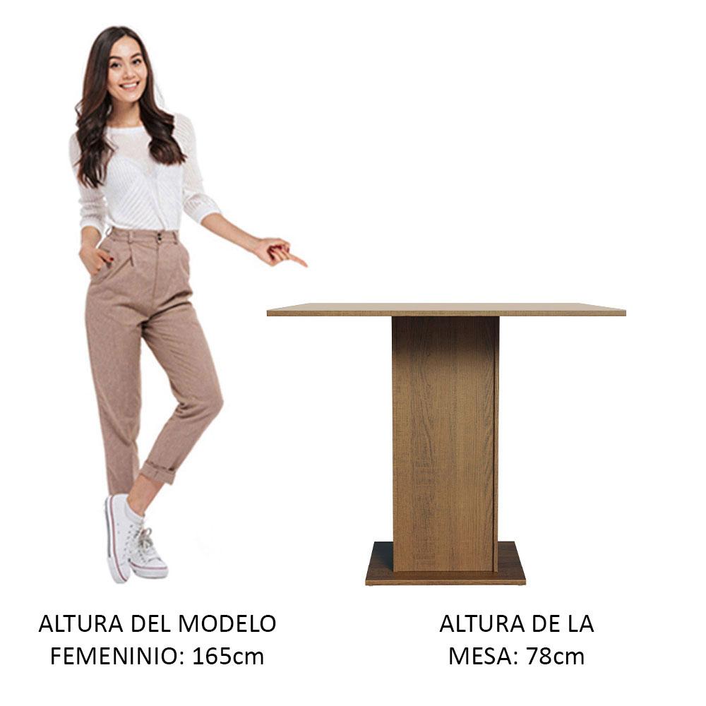 Foto 5 | Comedor Madesa MDJA0400217GPER color Marrón 4 Sillas