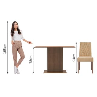 Foto 3 | Comedor Madesa con 2 Sillas