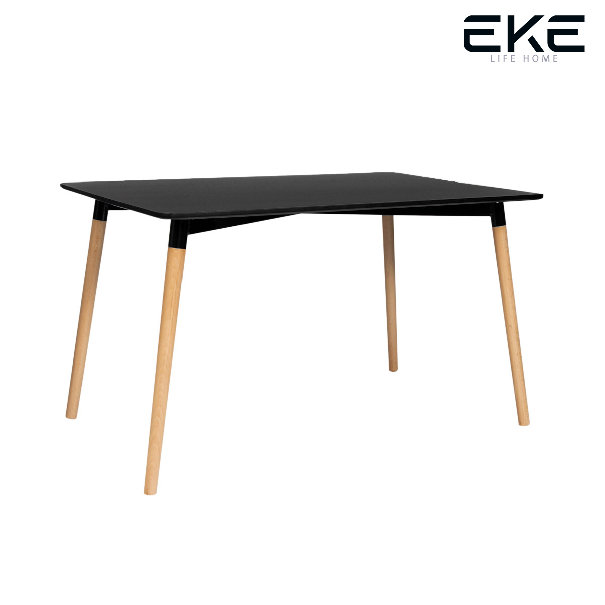 Foto 2 | Mesa Rectangular Eames EKE Life Home GC018 Negra