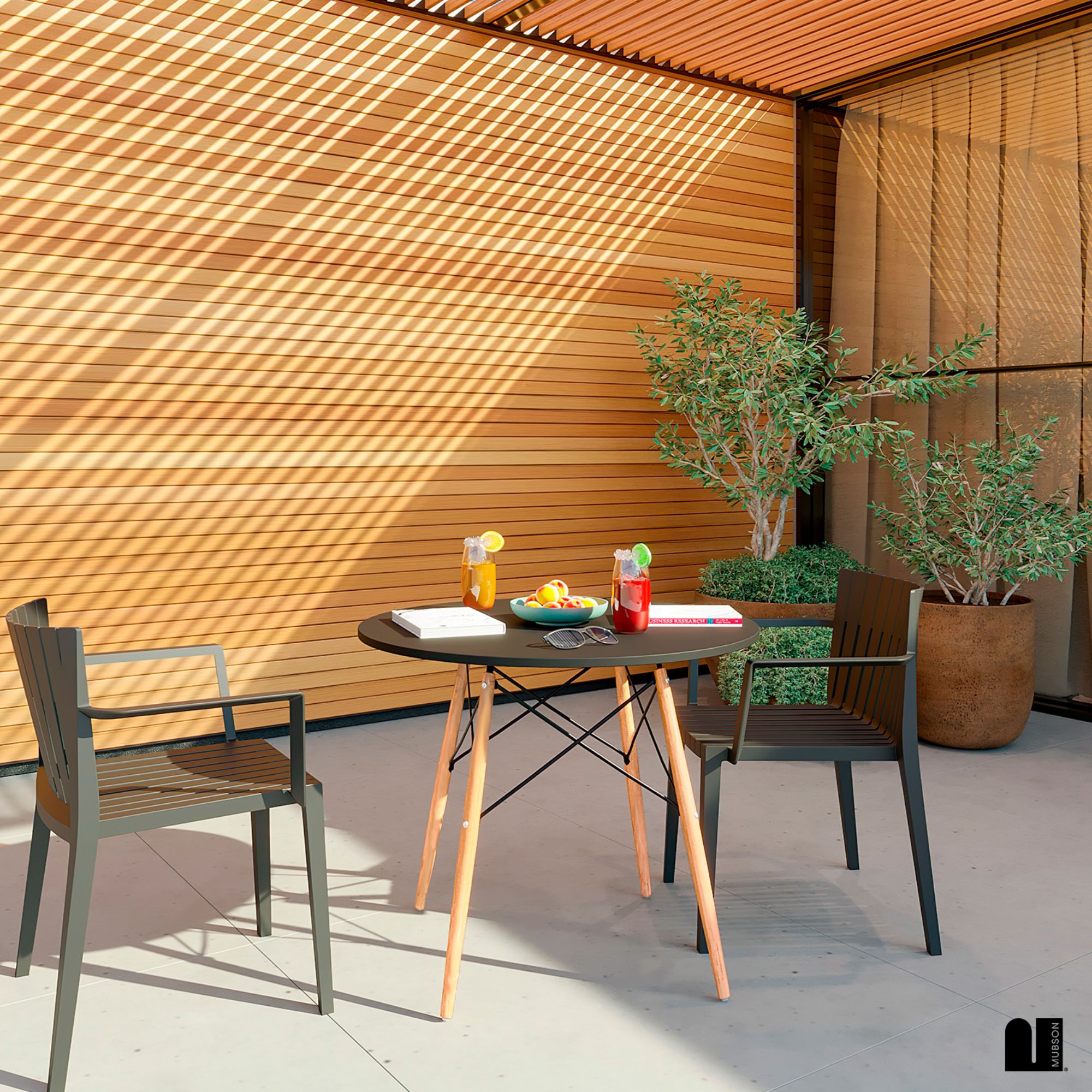 Foto 6 | Comedor Mubson Eren color Negro para 4 o 5 Personas