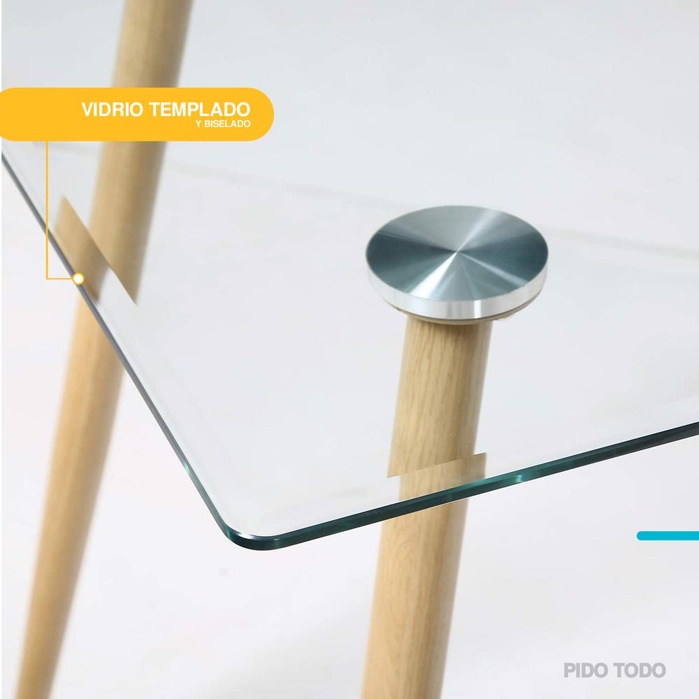 Foto 7 | Comedor Elly Decor EE-MDCCDC color Transparente de Cristal Templado