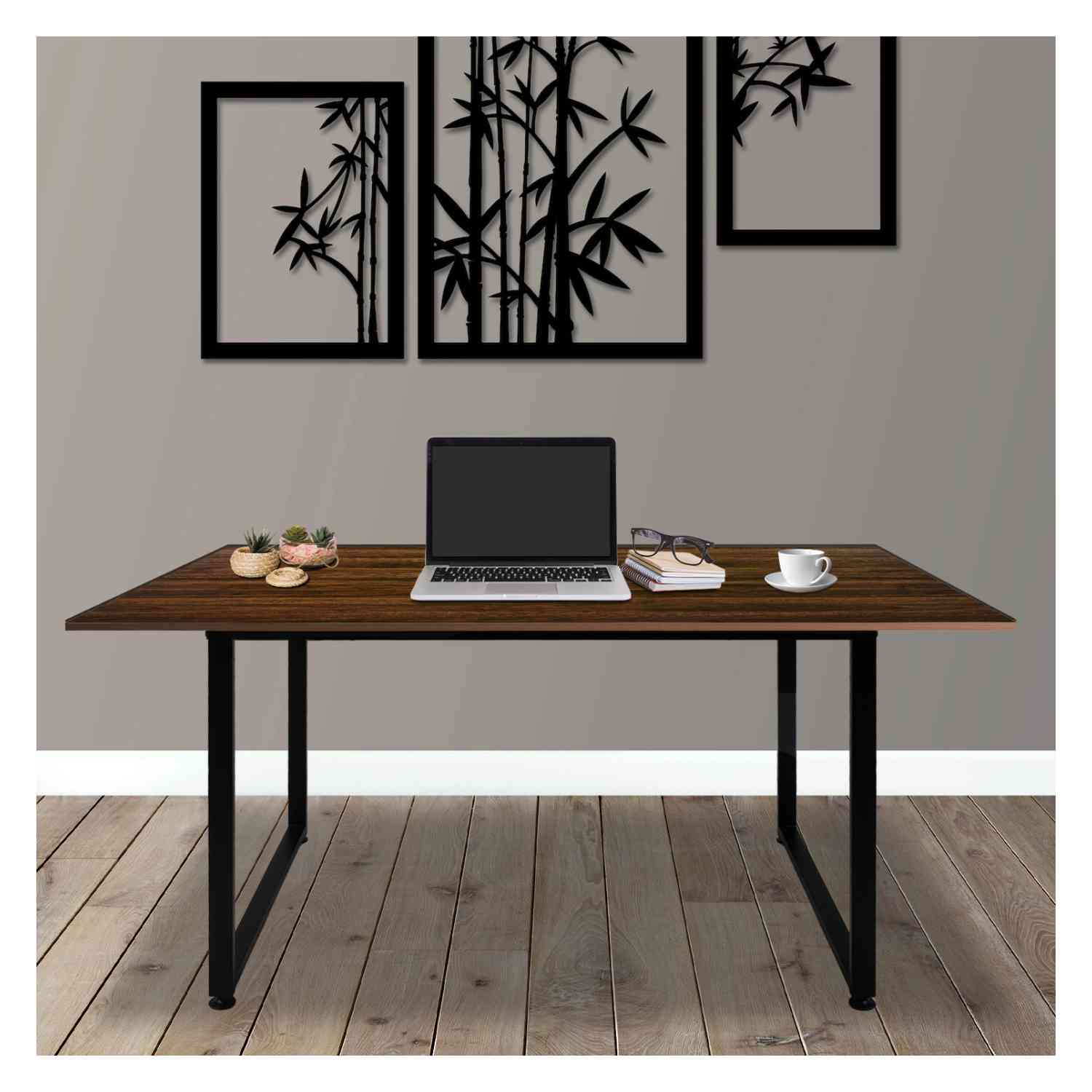 Foto 5 pulgar | Comedor Industrial Rack & Pack Minimalista 150 X 90 CM color Marrón