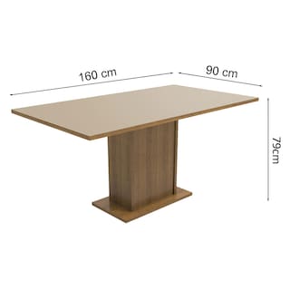 Foto 2 | Mesa de Comedor Rectangular Madesa 5275 Tablero De Madera