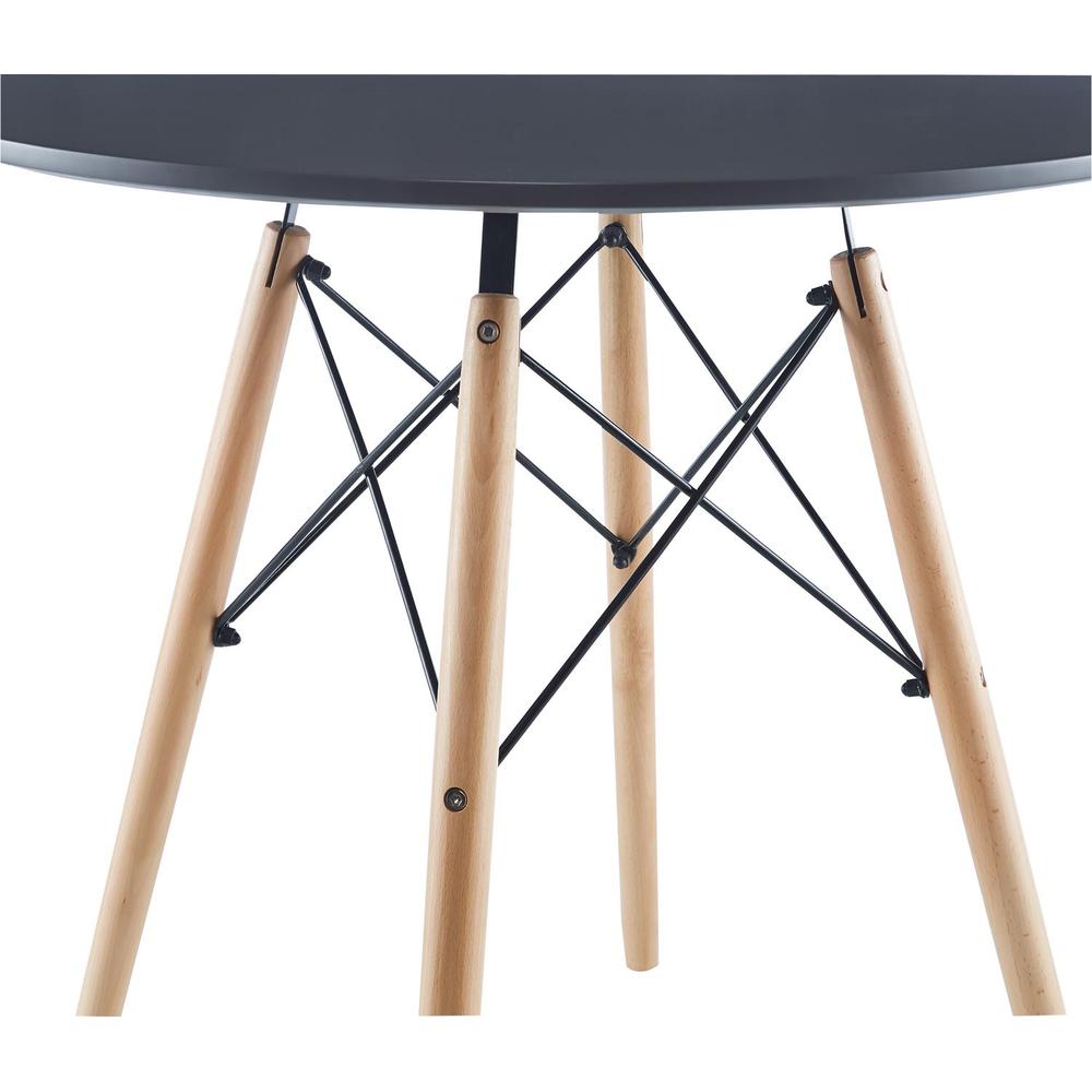 Foto 4 pulgar | Mesa para Comedor Midtown Concept Negra Redonda Eames Minimalista