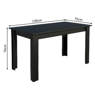Foto 2 | Mueble de Comedor Madesa Negro