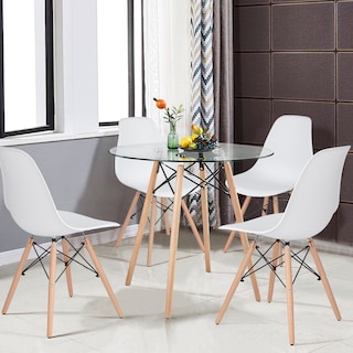 Foto 5 | Mesa de Comedor Home Make Chad Glass Transparente
