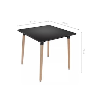 Foto 3 | Mesa De Comedor Top Living Dt2n Negra