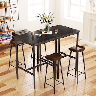 Foto 6 | Mesa de Bar Industrial Homemake Ance Negra