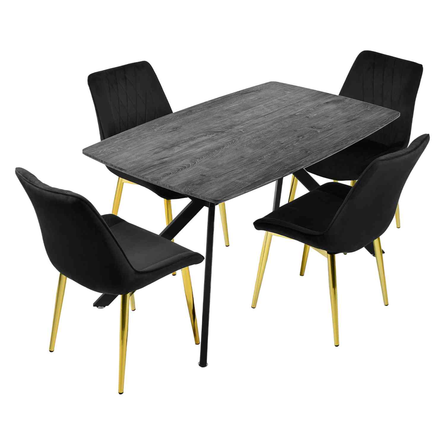Foto 2 | Mesa de Comedor Rack & Pack Gris
