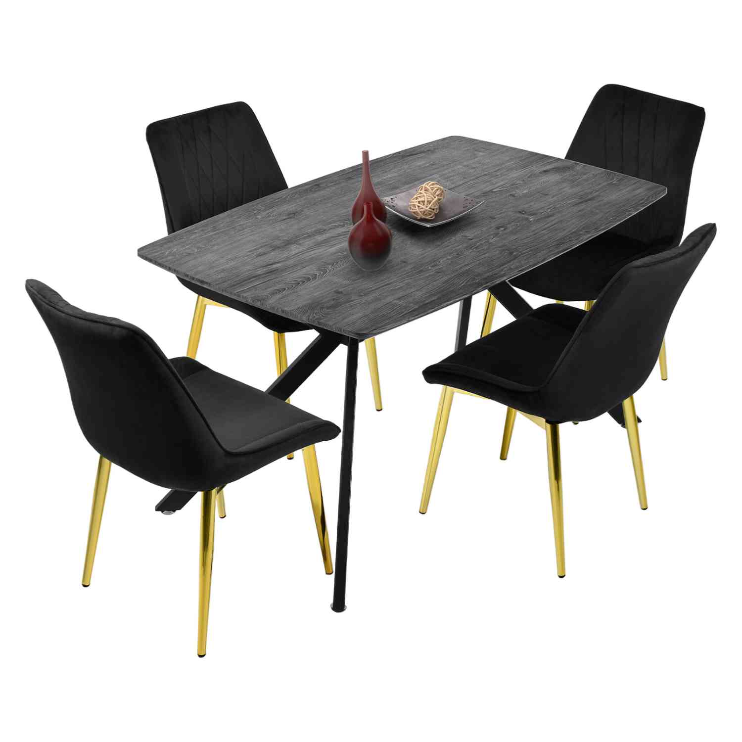 Foto 7 | Mesa de Comedor Rack & Pack Gris