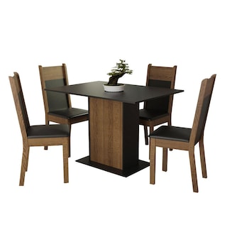 Foto 1 | Juego De Comedor Con Mesa Y 4 Sillas Madesa Sheila Mn
