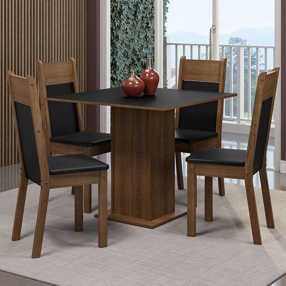 Foto 3 pulgar | Juego de Comedor con Mesa y 4 Sillas Madesa Claire Mn