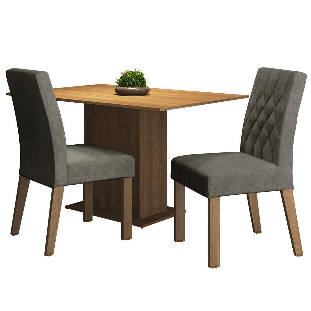 Juego de Comedor con Mesa y 2 Sillas Madesa Tainá Mp