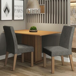 Foto 2 | Juego de Comedor con Mesa y 2 Sillas Madesa