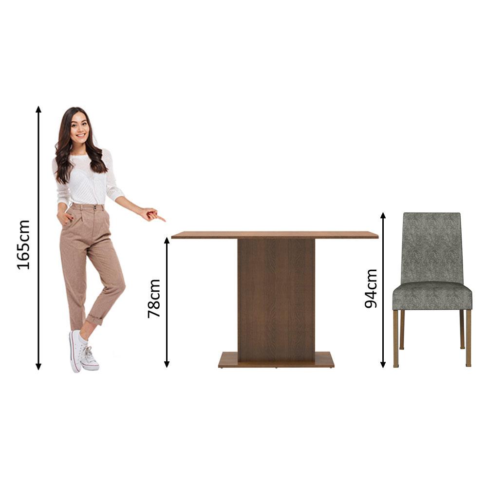 Foto 5 pulgar | Juego de Comedor con Mesa y 2 Sillas Madesa
