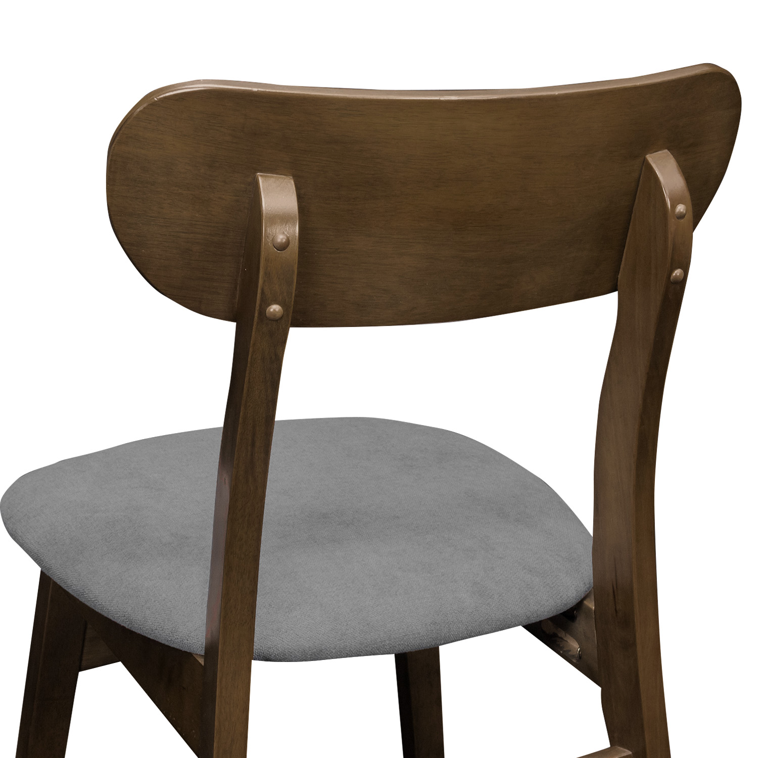 Foto 5 | Comedor con 4 Sillas Bossa Caen Nogal -Gris