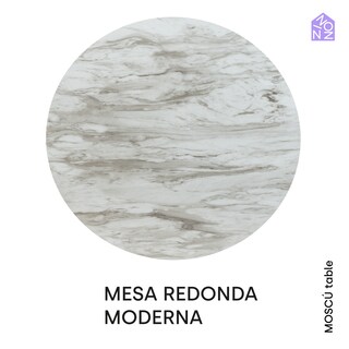 Foto 5 | Mesa Redonda Ninon Blanca
