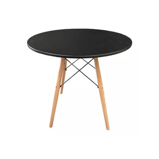 Foto 1 | Mesa Redonda Eames Negra 1pz